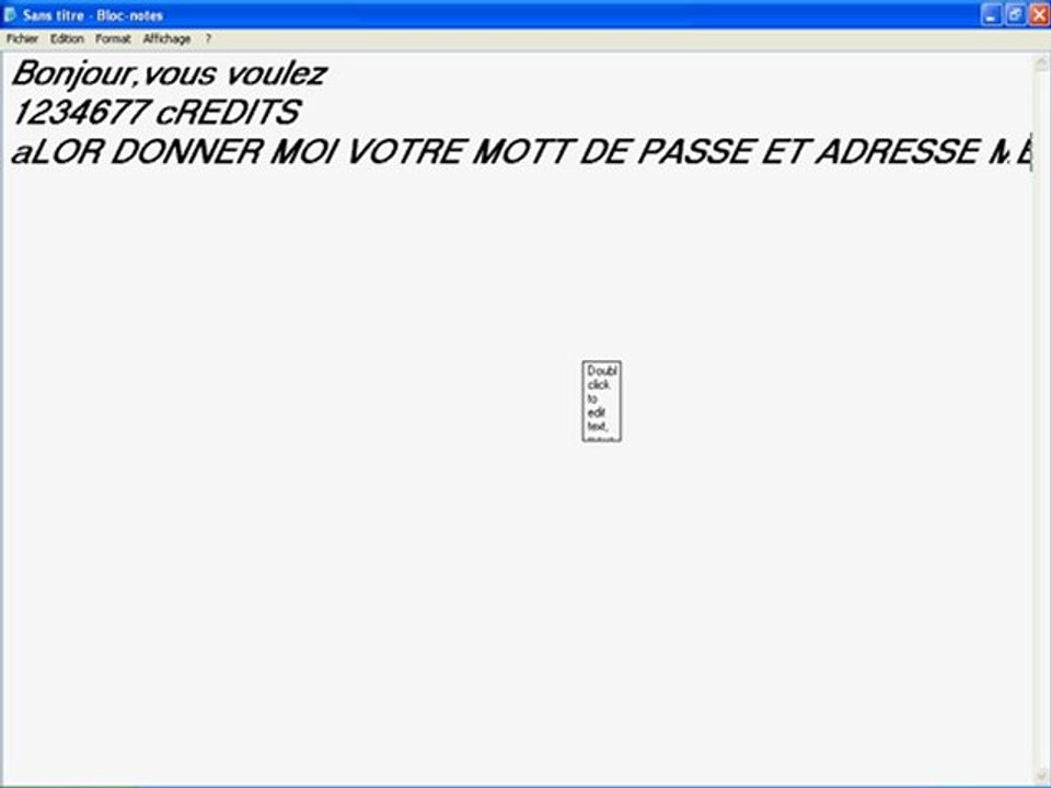 Avoir des cred a gogo habbo