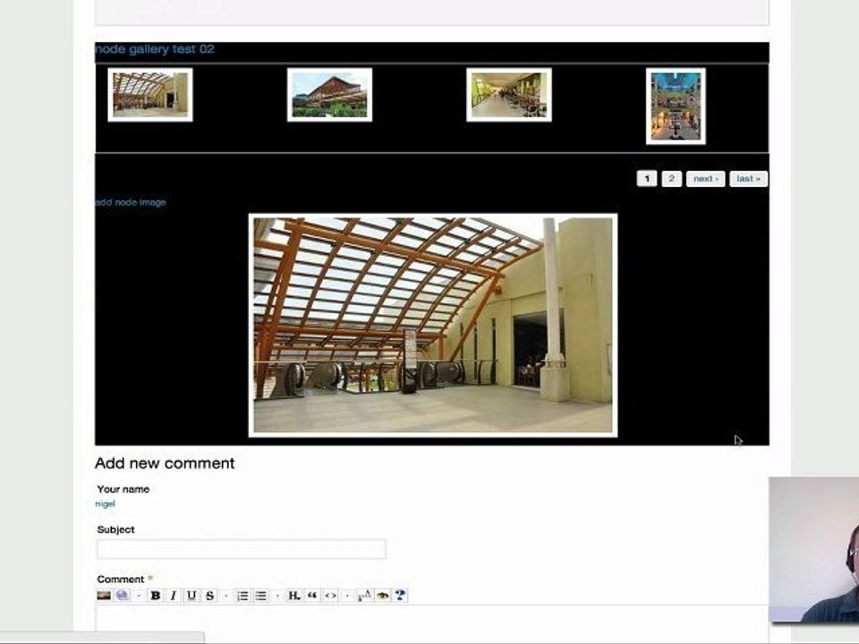 Creating a drupal 7 image gallery using content types (nodes).