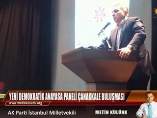 YENİ DEMOKRATİK ANAYASA PANELİ ÇANAKKALE BULUŞMASI