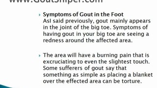 Symptoms of Gout in Feet and Home Remedies for Gout