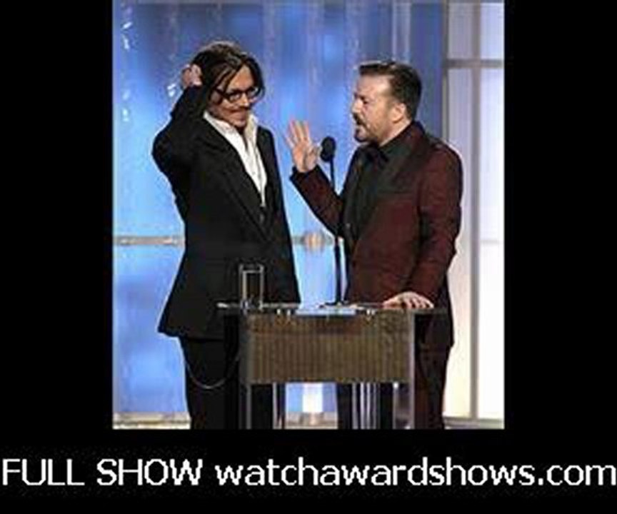 Johnny Depp was a target of host Ricky Gervais 69th Golden Globe Awards 2012