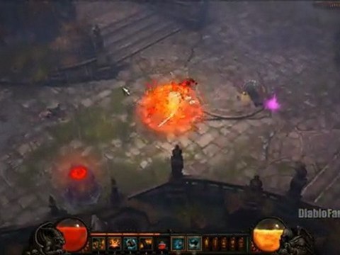 Diablo 3 : Bêta - Barbare - Whirlwind avec Runes