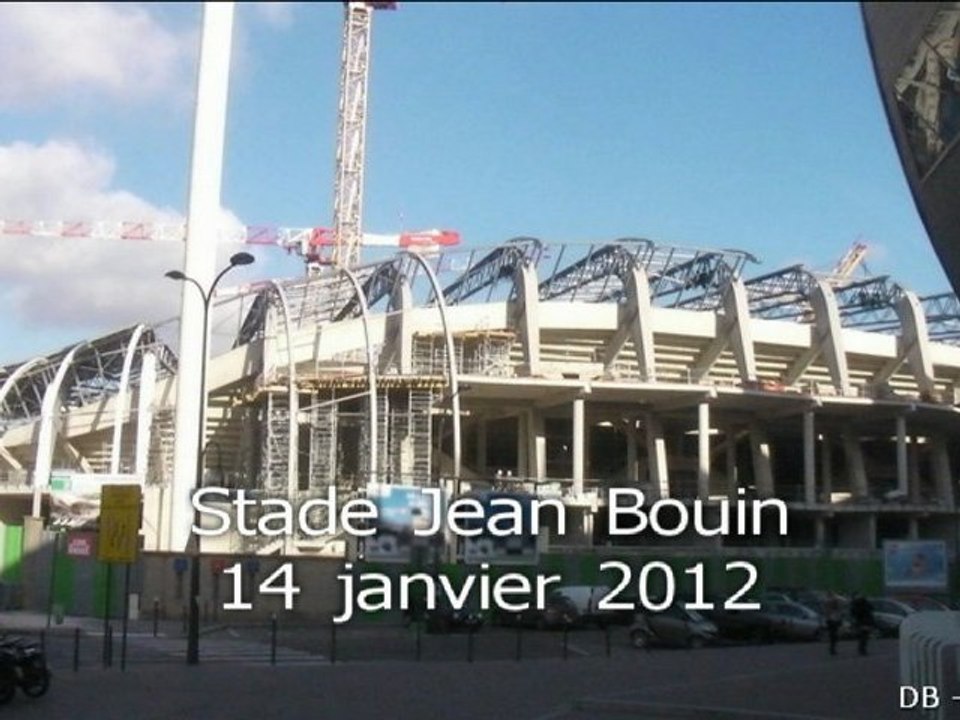 14/1/2012 Avancement des travaux Jean Bouin