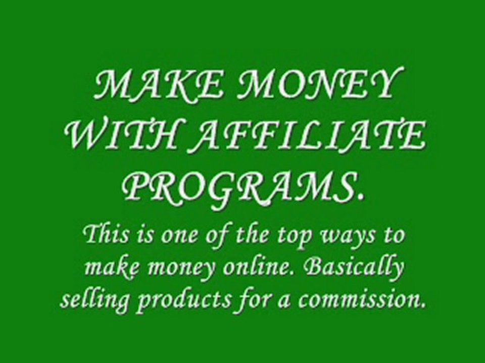Help Make Money Online