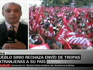 Qatar pide envío de tropas árabes a Siria