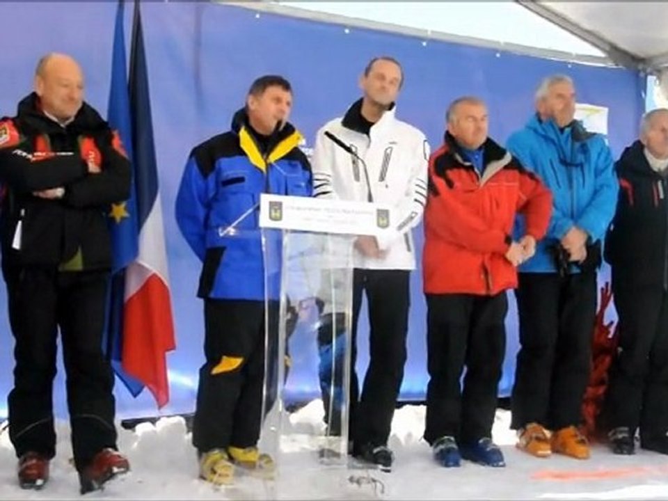 Poma à Châtel pour l'inauguration du télésiège des rochassons