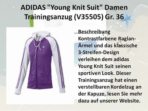 adidas damen trainingsanzug ess 3s knit