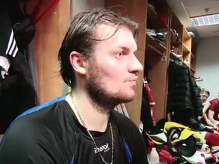 Сергей Борисов после игры с к.Сибирь 16.01.12.