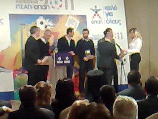 Βραβεία ΠΣΑΠ - Βράβευση Αντώνη Νικοπολίδη 2011-12