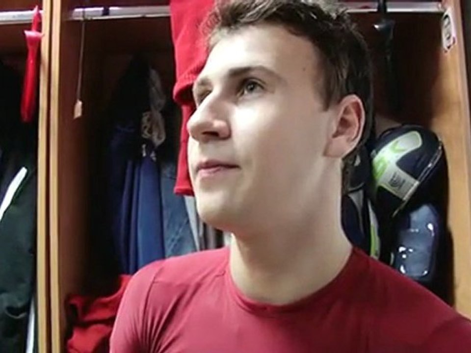 Артём Воронин после игры с к.Сибирь 16.01.12.