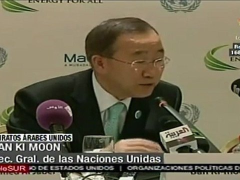 Ki Moon pide a Consejo de Seguridad solución a crisis siria