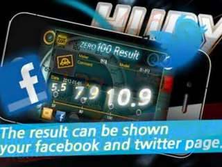 HUDY Pro (iOS, Android): Reflects Speedometer onto Windshield Trailer