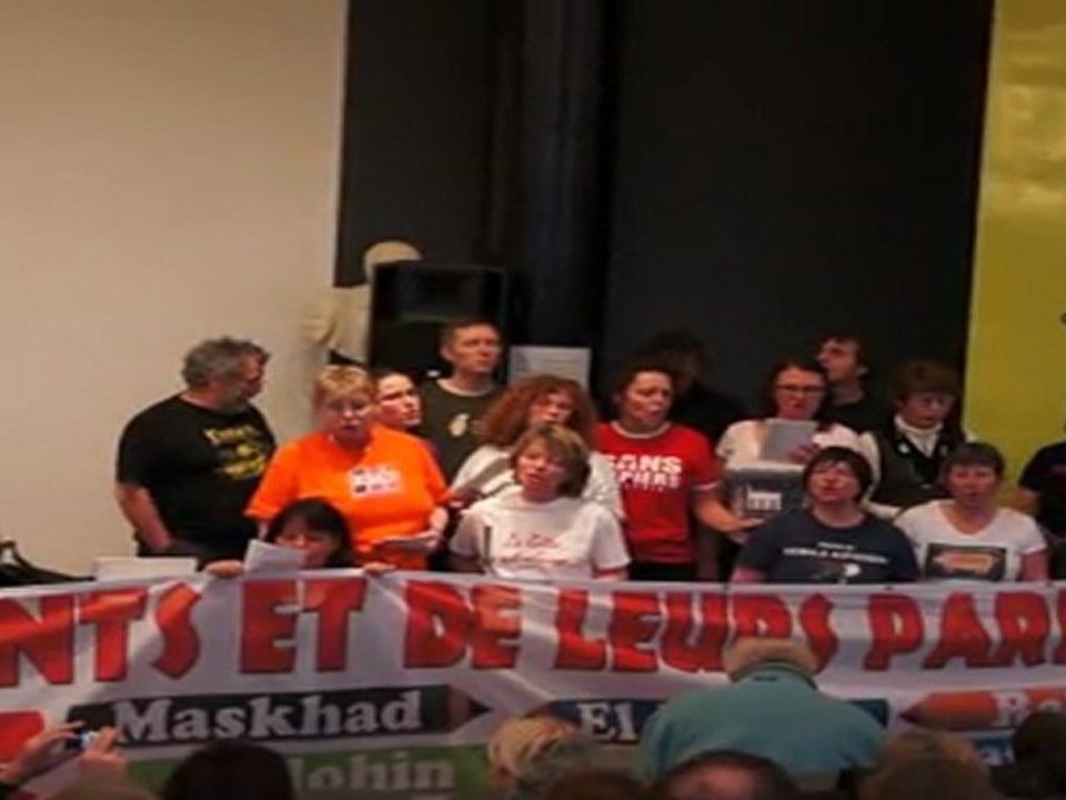 Réunion Nat. RESF - Amiens - Chorale 2