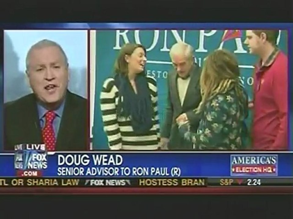 Doug Wead Interview On Fox Day After Ron Paul 2nd Place Finish