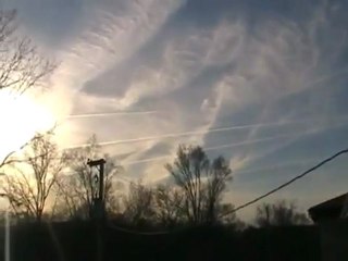 ufo. Chemtrails . Illinois, MUFON Case # 34655