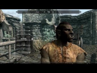 Skyrim Character Creation - Orc