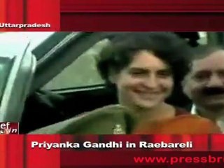 Priyanka Gandhi campaigns for Congress in Raebareli