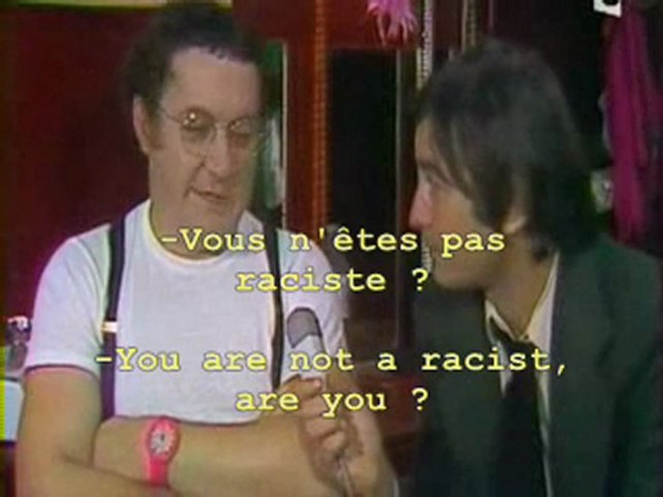 COLUCHE-JE SUIS RACISTE///MALCOLM X JE NE SUIS PAS RACISTE