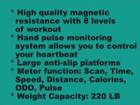 New Model 2008 Exercise 2 in 1 Elliptical Up right Fitness Bike