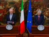 Roma - L'incontro di Monti con Van Rompuy
