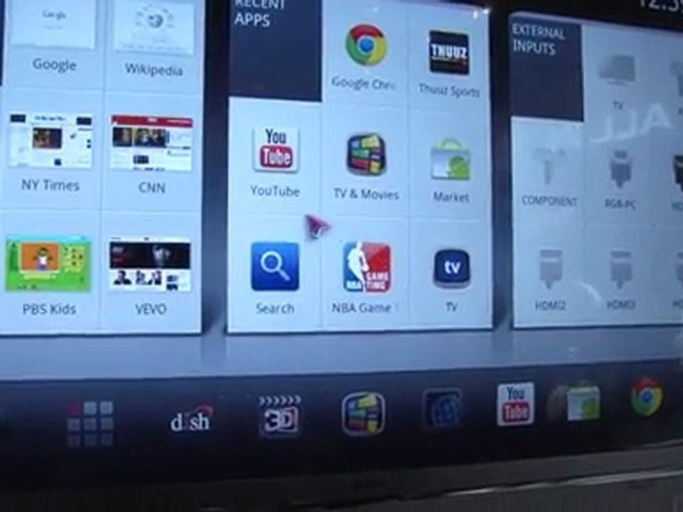 LG Google TV video