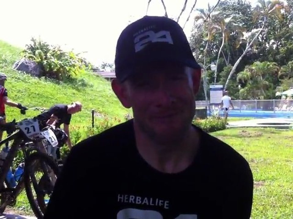 Gerry Cody (Herbalife24) talks to Cyclingnews after stage 3 of his first La Ruta
