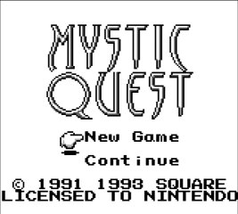 [GameBoy] Mystic Quest
