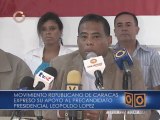 Movimiento Republicano de Caracas expresa apoyo al Leopoldo López