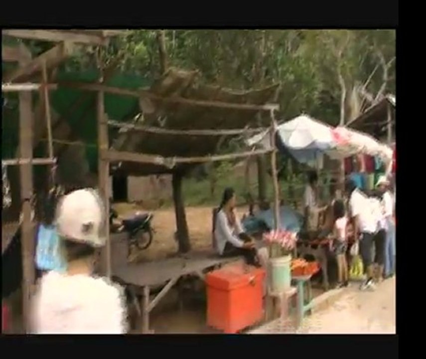 Route vers Phnom Kulen - Siem-Reap, Cambodia, Cambodge, Khmer