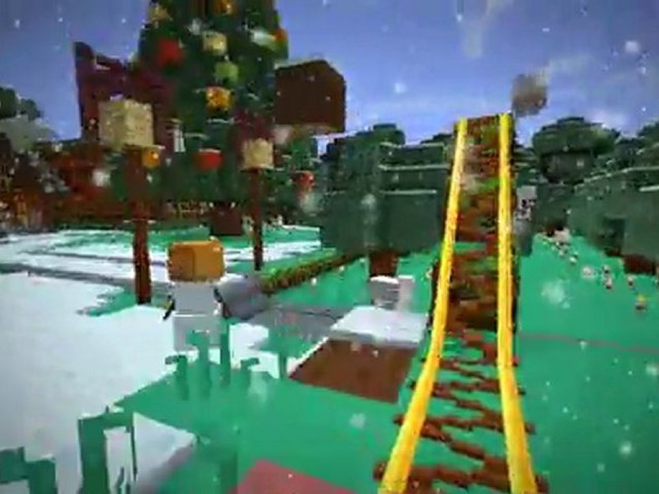 neige sur minecraft