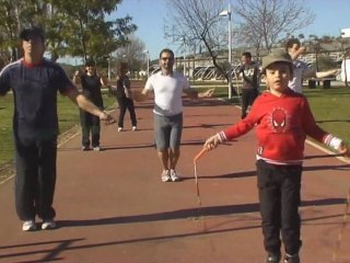 Inicar 2012 a saltar à corda em grupo, Algarve LR (PT)