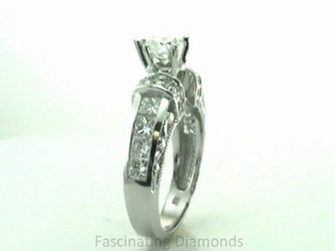 FDENR1810HTR Heart Shape Diamond Channel-Set Engagement Ring