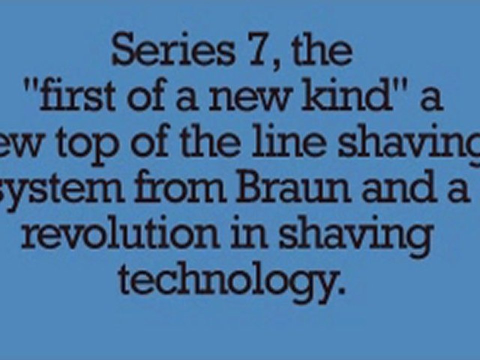 Braun Series 7  790cc Pulsonic Shaver