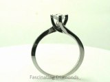 FDENR9009RO       Round Diamond Solitaire Engagement Ring In Swirl Setting