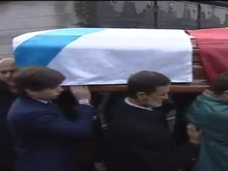 Multitudinario entierro de Manuel Fraga