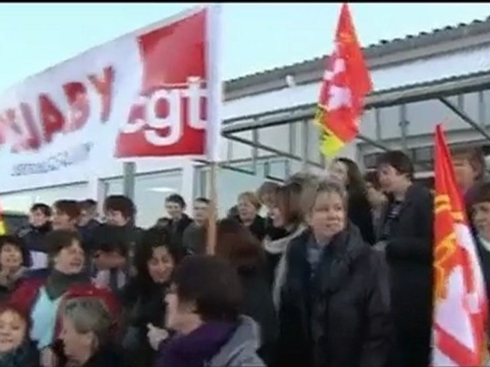 Les Lejaby occupent leur usine et manifestent à Lyon