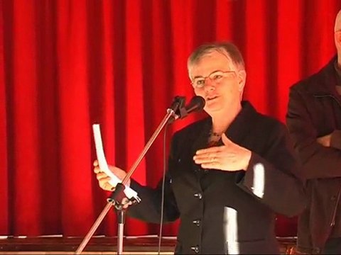 Cérémonie des Voeux 2012 à Trégomar par Danielle AUBRY