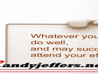 Randy Jeffers - Don't Major in Minor Things