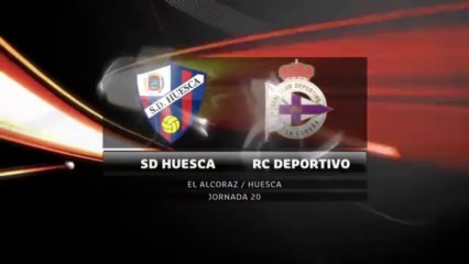LIga Adelante.  Huesca 0 Deportivo  2