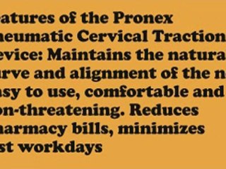 Pronex Pneumatic Cervical Traction Device