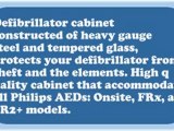 Philips Medical Systems Heartstart AED Wall Cabinet
