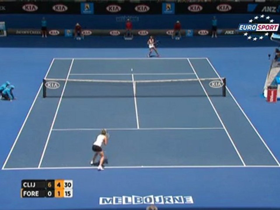 Avustralya Açık: Kim Clijsters - Stéphanie Foretz Gacon