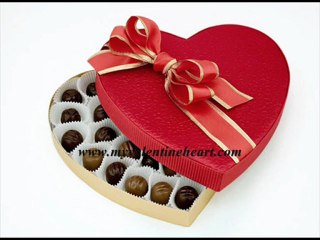 valentine chocolate hearts