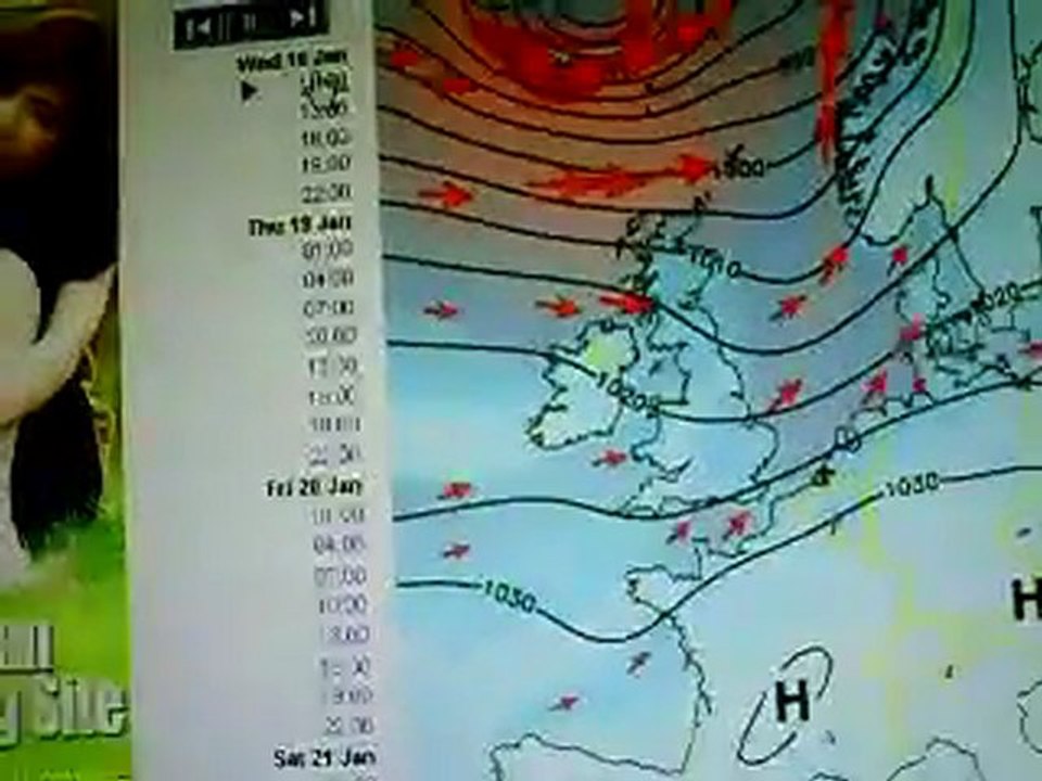 Météo du mercredi 18 janvier 2012 de Gigi