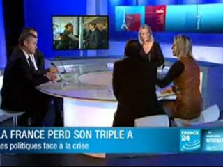 La France perd son triple A - FRANCE 24 (partie2)