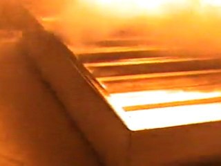 Essai feu bac avec grille d'extinction