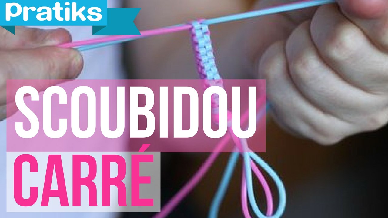 Comment faire un scoubidou carré ?