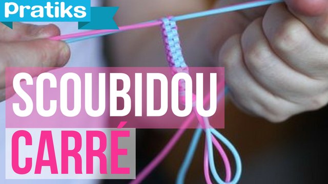 Comment faire un scoubidou carré ?