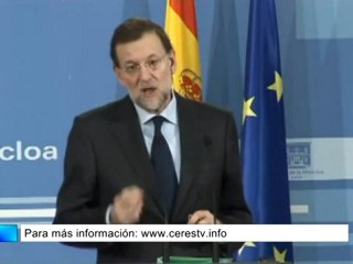 Rajoy: Hace referencia a las comunidades autónomas