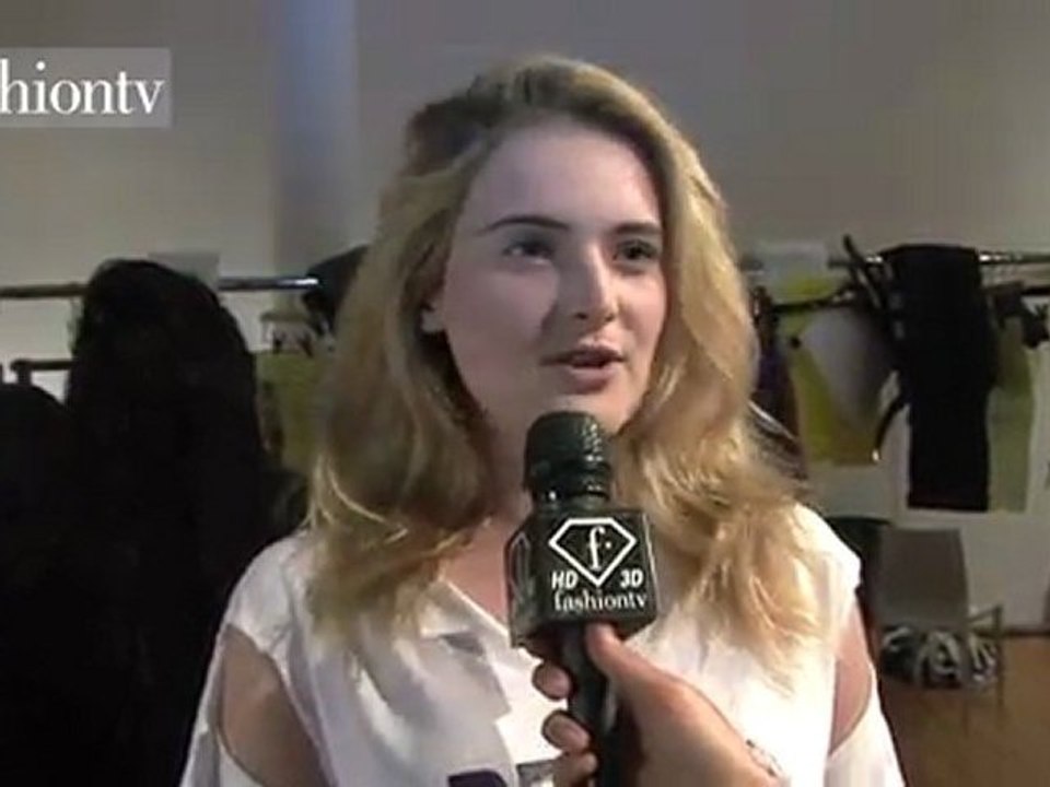 Marithe & Francois Girbaud Backstage, Spring 2012 NYFW